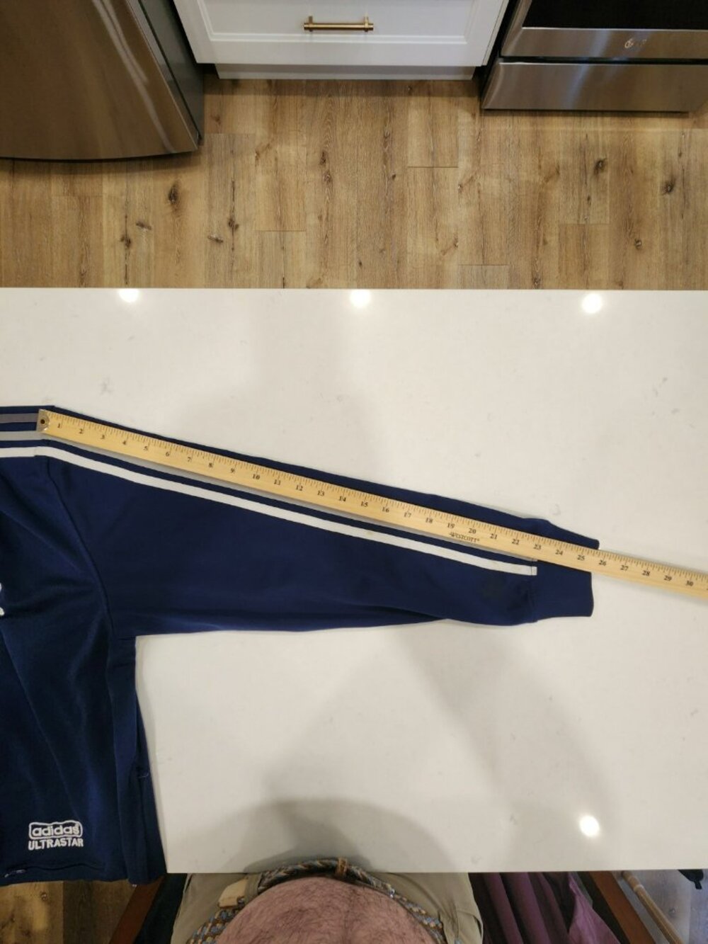 Adidas Ultra Star Trefoil Track Jacket Mens L Blue Full Zip USA Gorpcore - Picture 12 of 16